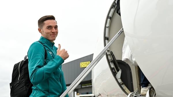 Captain Conor Coventry and co made their way to Israel on Sunday