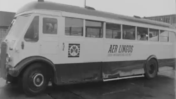 Dublin Airport bus, 1962.