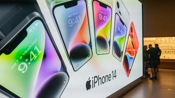 Apple posted a 2.4% decline in iPhone sales for its fiscal third quarter.