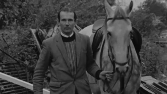 Show jumper Tommy Wade in 1967.