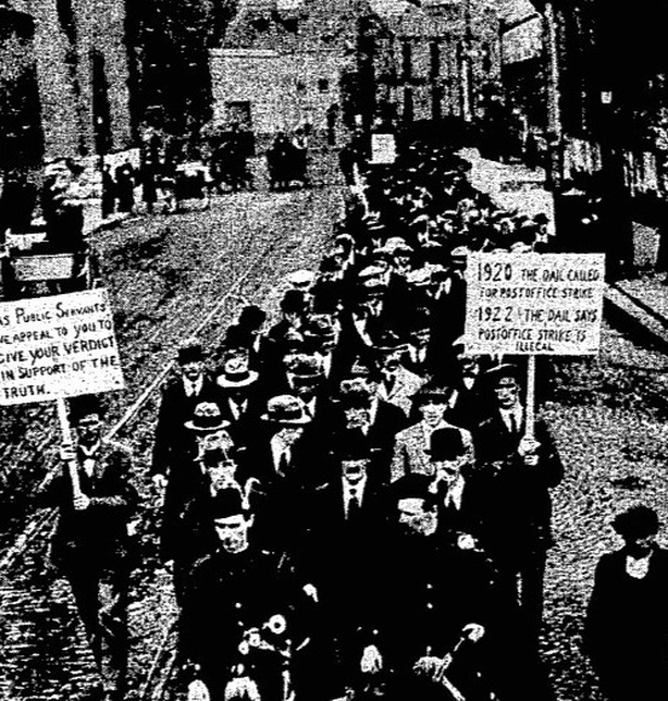 Postal strike demonstrations in Cork Photo: Cork Examiner, 21 September 1922