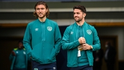 Old pals Jeff Hendrick and Robbie Brady reunited for the Armenia game