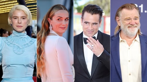 (L-R) Jessie Buckley, Kerry Condon, Colin Farrell and Brendan Gleeson - All eyes on the Oscar nominations on 24 January