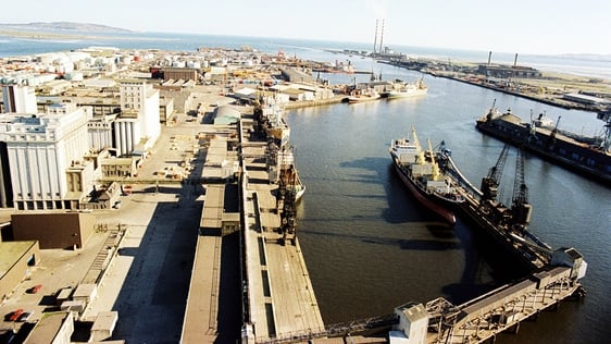 Dublin Port in 1981