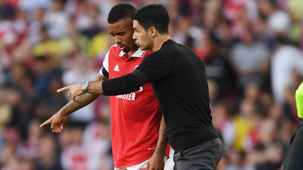 'The doctors feel confident with how he's evolving,' Arteta said of the striker