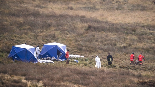 The search for the remains of Keith Bennett continued on Saddleworth Moor