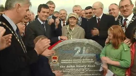 The N5 Charlestown Bypass is named The John Healy Road, 2007.