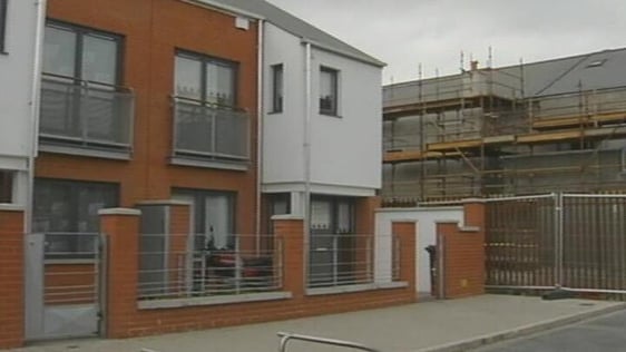 Housing estate under construction, Ballymun (2002)