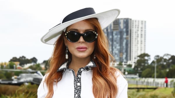 Lindsay Lohan (pictured in Melbourne in November 2019) - 