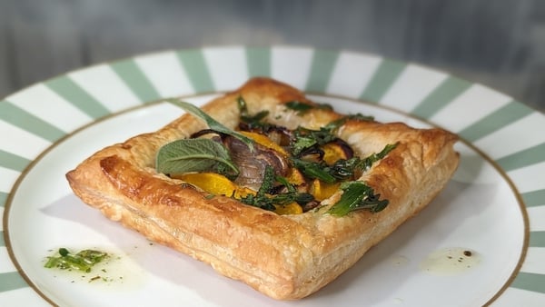Lilly's sage and pumpkin squash tarts: Today
