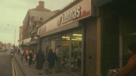Shops in Phibsborough, Dublin (1982)
