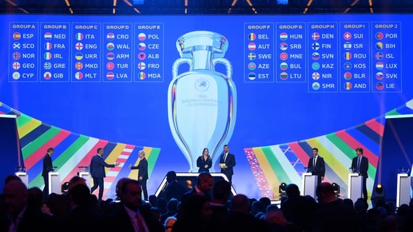 The draw took place in Frankfurt