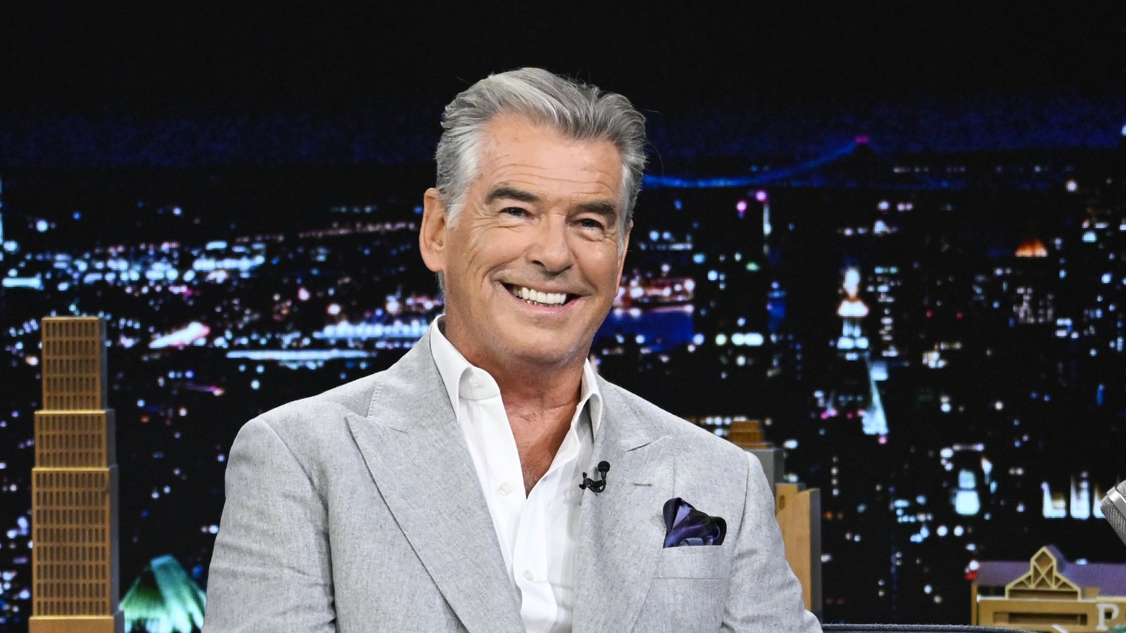 Pierce Brosnan says playing a superhero is 'good fun'