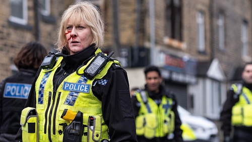 Sarah Lancashire as Sergeant Catherine Cawood in the final season of Happy Valley Photos: BBC