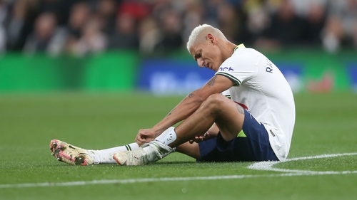 Richarlison has suffered his second calf injury in a year