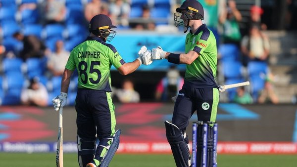 Curtis Campher and George Dockrell turned the game in Ireland's favour with a fine partnership