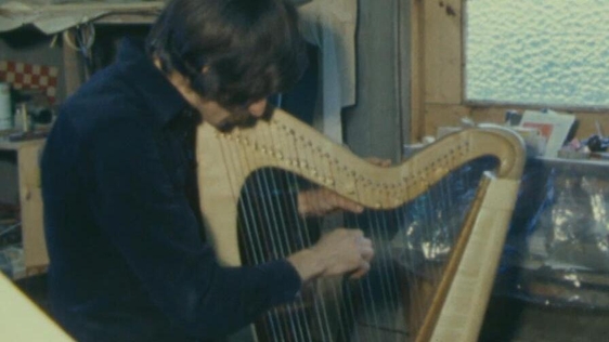Jan Muyllaert Making Harps in Navan 1977