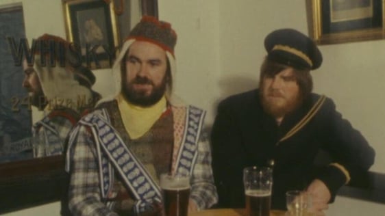 News Mummers in Donegal 1982