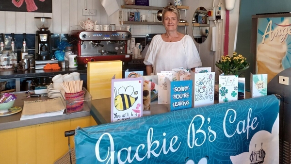 Jackie Buckley, owner of 'Jackie B's' closed her business after the Budget was announced