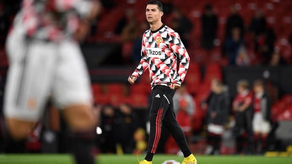 Cristiano Ronaldo is back in training