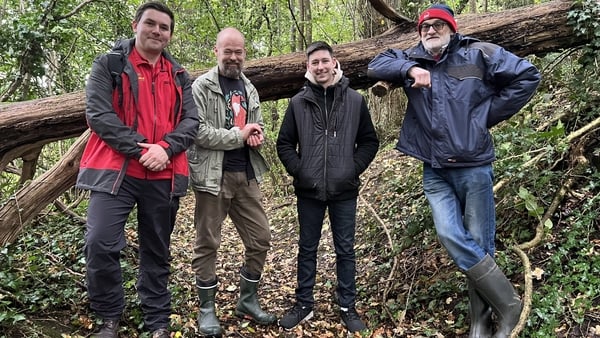 The woodland warriors have been gathering the nuts and seeds at Ardan Wood