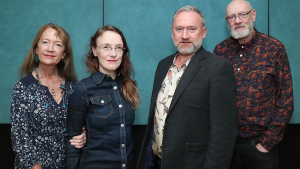 Winning author Brendan Killeen (third from left) with RTÉ Short Story Competition judges Éilis Ní Dhuibhne, Lisa McInerney and Ferdia MacAnna