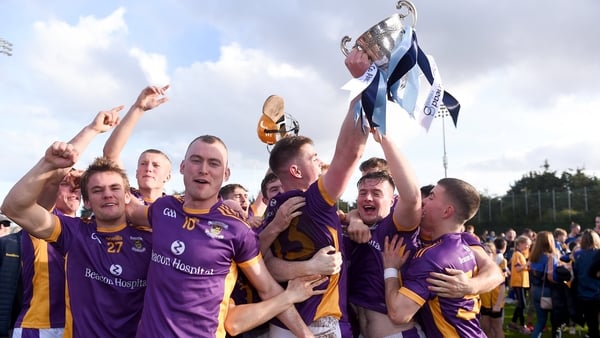 Kilmacud Crokes players celebrates victory