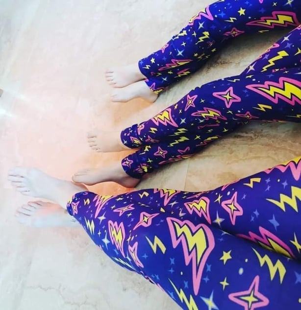 lularoe tc leggings purple - Gem