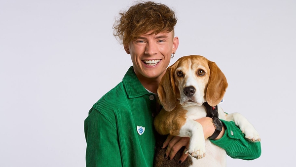 Joel Mawhinney with Blue Peter favourite Henry - 