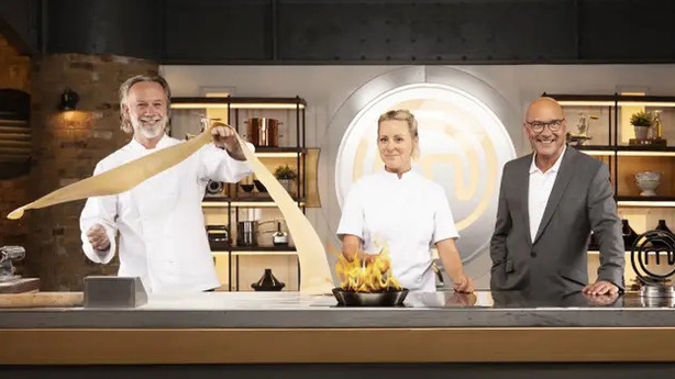 Marcus Wareing, Anna Haugh and Gregg Wallace (BBC/PA)