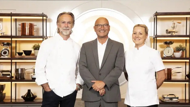 Marcus Wareing, Gregg Wallace and Anna Haugh (BBC/PA)