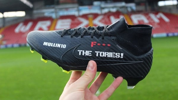 Paul Mullin will not be allowed to play in his new boots