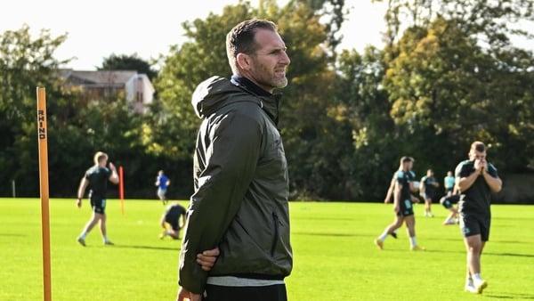 Kieran Read was a special guest at Leinster training on Monday