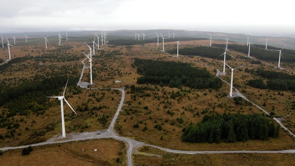 The Derrybrien wind farm was completed and opened in 2006