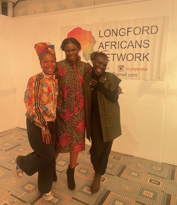 Thaís Muniz, IMMA artists; Dr Ebun Joseph, Director Institute of Antiracism and Black studies; Felispeaks, Nigerian-Irish Poet, Performer, Playwright