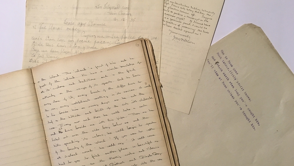 The collection includes letters from Lady Gregory and JRR Tolkien