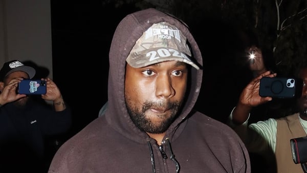 Kanye West - Skechers said the US rapper and his party were made to leave the premises, as he was 