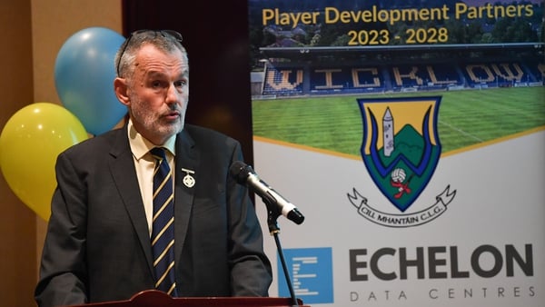 GAA president Larry McCarthy spoke at the announcement of the sponsorship