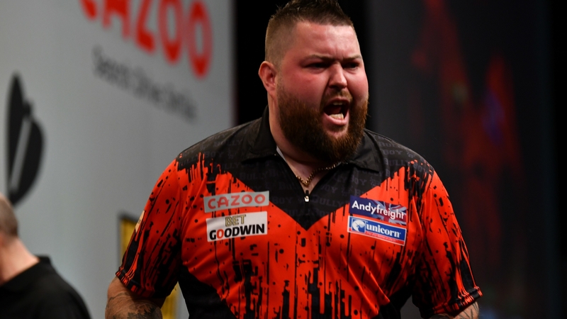 Josh Rock edged out at European Darts Championship