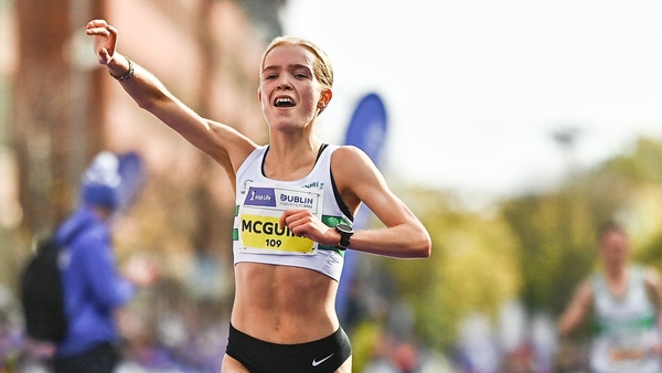 Courtney McGuire's time in last year's Dublin marathon placed her seventh on the Irish women's all-time list