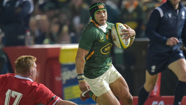 Cheslin Kolbe returns at full-back after missing the entire Rugby Championship with a broken jaw