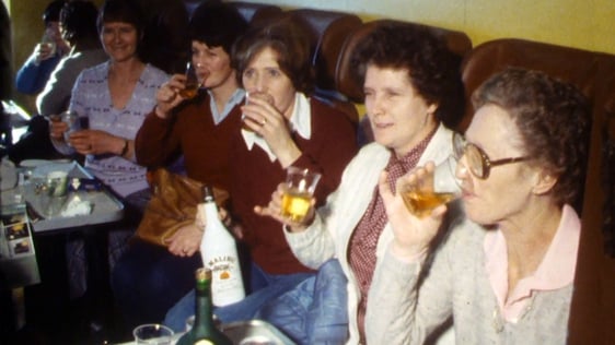 Day-trippers to Holyhead in Wales, 1982