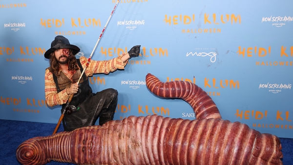 Heidi Klum and Tom Kaulitz attend Heidi Klum's 2022 Hallowe'en Party