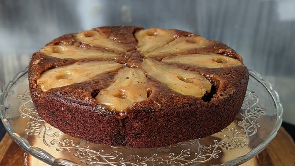 Shane Smith's upside down sticky pear & date cake