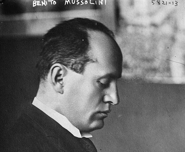 Benito Mussolini in the 1920s Photo: Library of Congress Prints and Photographs Division Washington, D.C. 20540