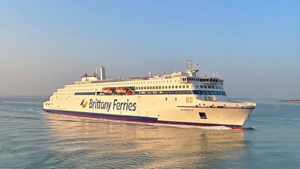 The Salamanca ferry is Brittany Ferries' first LNG powered passenger ferry to operate from Ireland to Spain