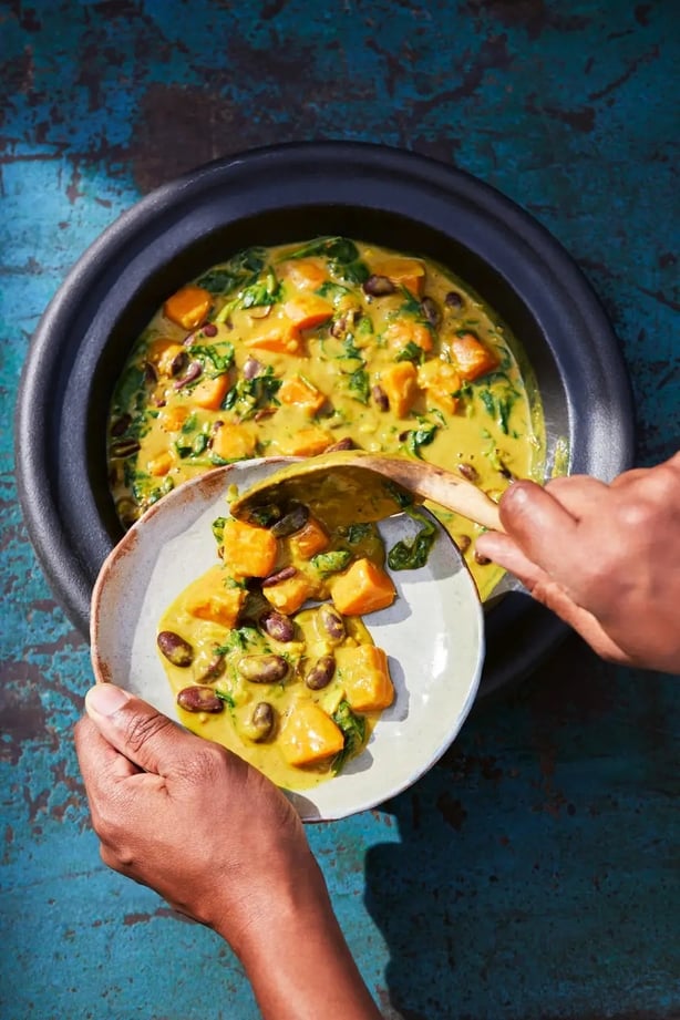 Peanut and sweet potato stew from Motherland (Patricia Niven/PA)