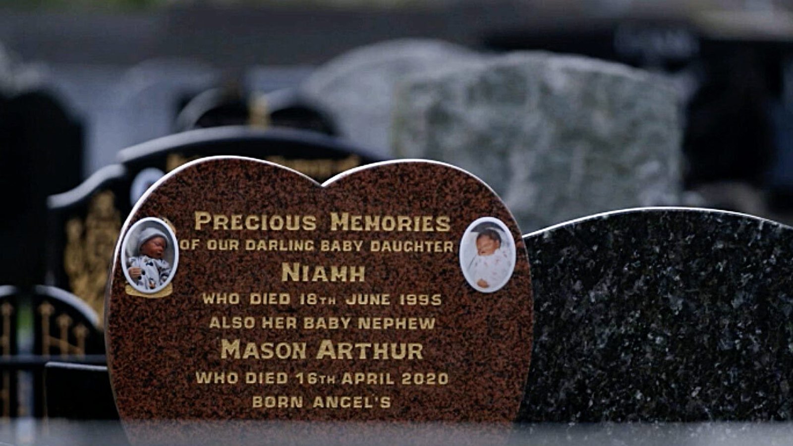 Image - Two babies are buried in one grave in St Corban's Cemetery in Naas, Co Kildare