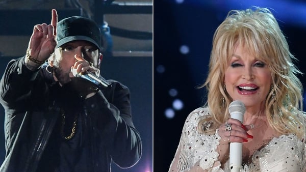Eminem and Dolly Parton to be inducted into Rock and Roll Hall of Fame this weekend