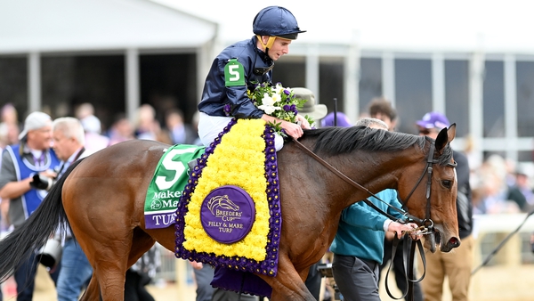 Tuesday's farewell was a winning one at the Breeders' Cup